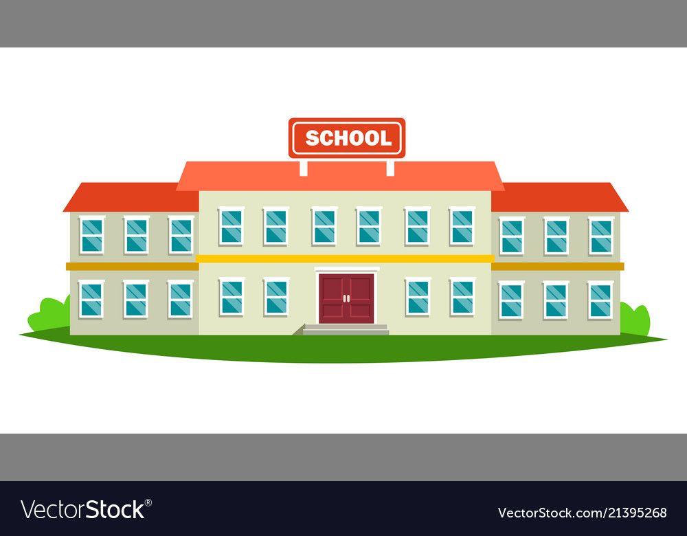 Здание школы картинки для детей