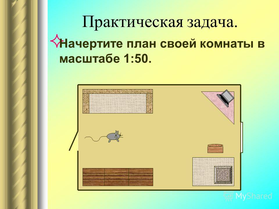 Практическая работа план класса. План комнаты в масштабе. План своей комнаты в масштабе. План комнаты по географии. План своей комнаты в масштабе 1 50.