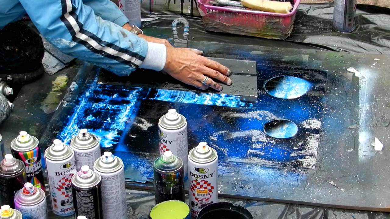 spray painting