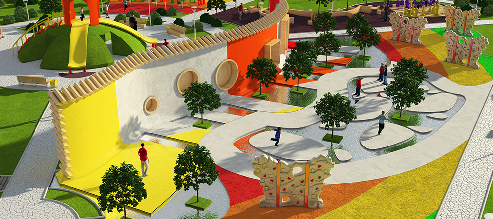 Дизайн проект детской площадки