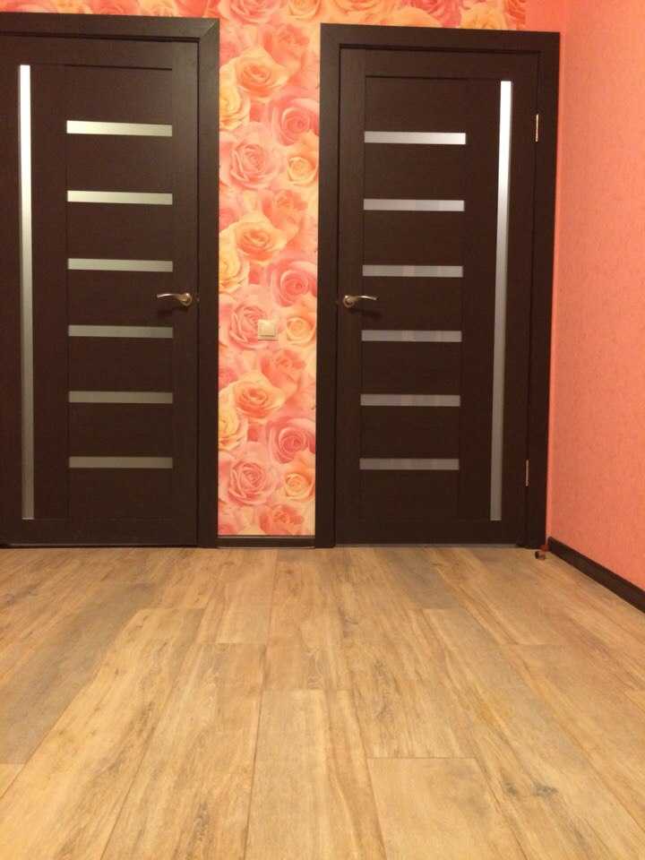 Подбор дверей и пола по цвету фото