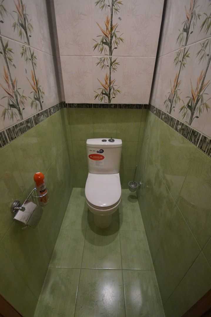 Примеры отделки туалета в панельном доме фото