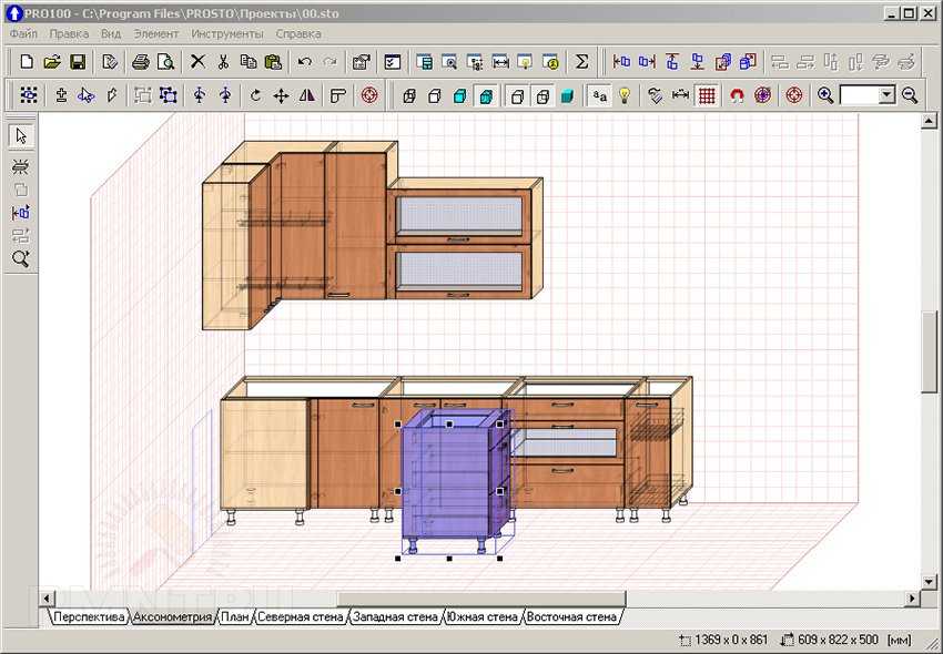 Программа для проектирования деревянной мебели
