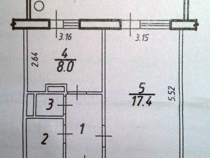Планировка 1 комнатной квартиры улучшенной планировки
