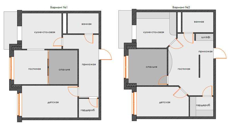 Как из двухкомнатной сделать трехкомнатную квартиру фото