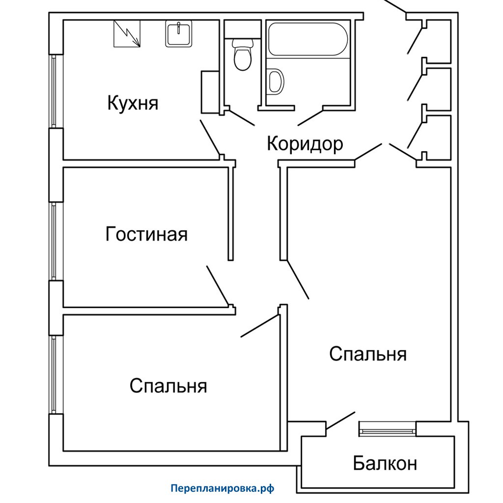 дизайн интерьера квартиры 3 комнатной московской планировки