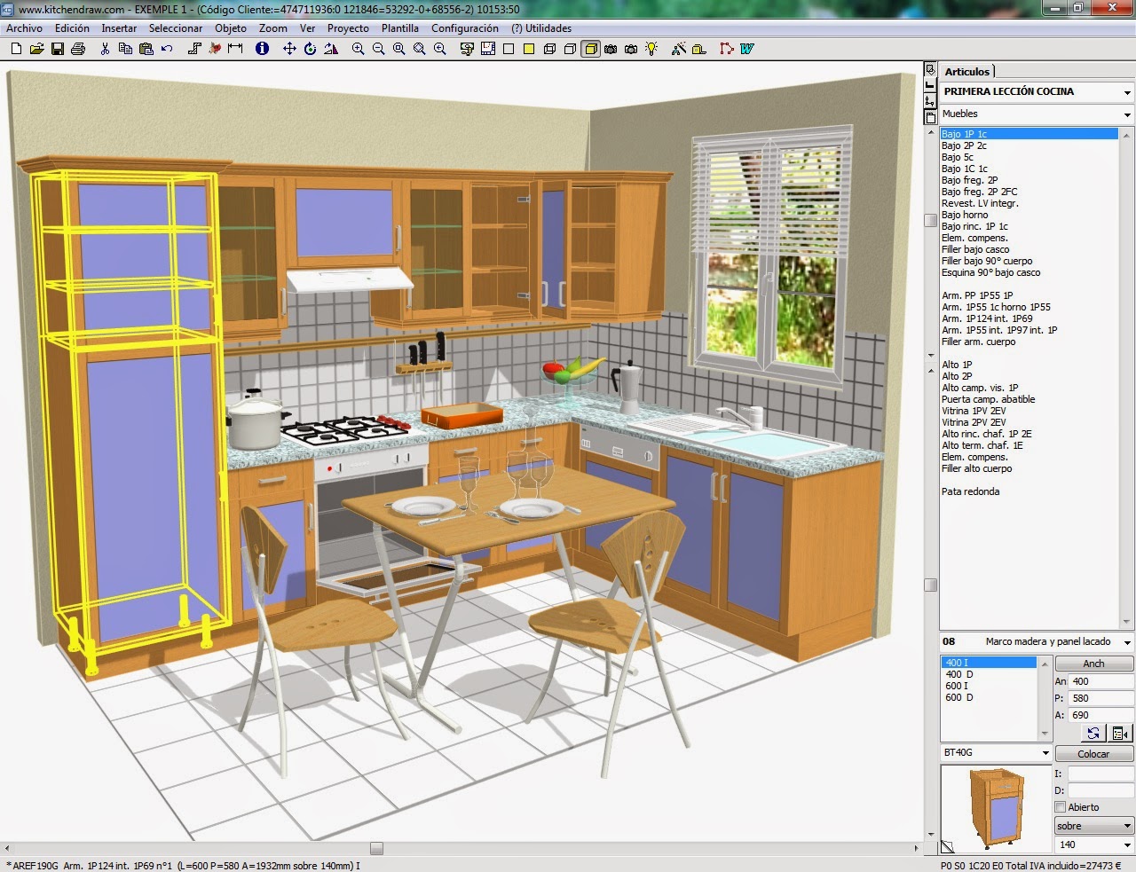 Проекты кухонь в программе KITCHENDRAW 5.0