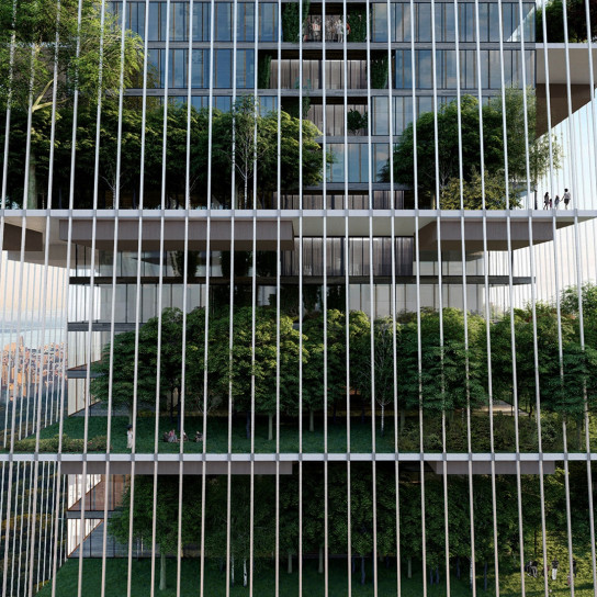 Lissoni Casal Ribeiro: вертикальный город-сад в Нью-Йорке