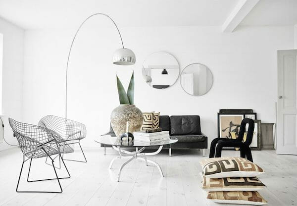 scandinavian interior design flooring