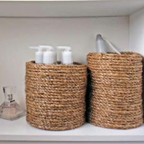 Rustic Bathroom Storage - 30 Brilliant Bathroom Organization and Storage DIY Solutions