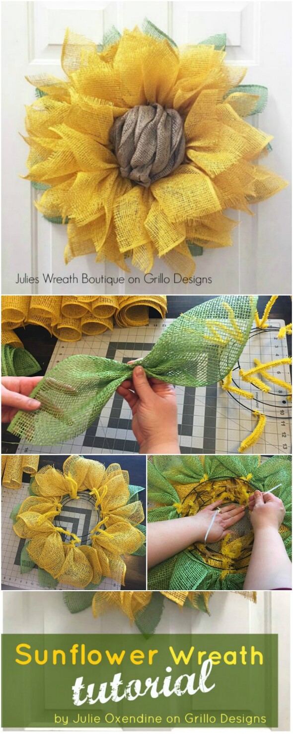 Sunflower Wreath