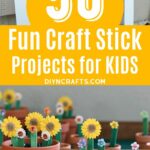 50 Fun Popsicle Stick Crafts for Kids Popsicle stick crafts collage
