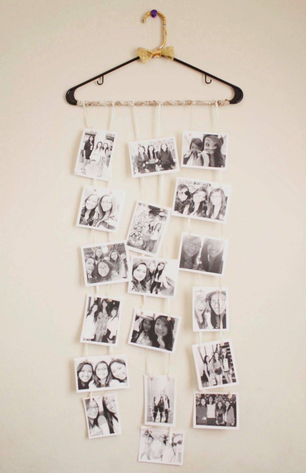 DIY Hanger Photo Collage