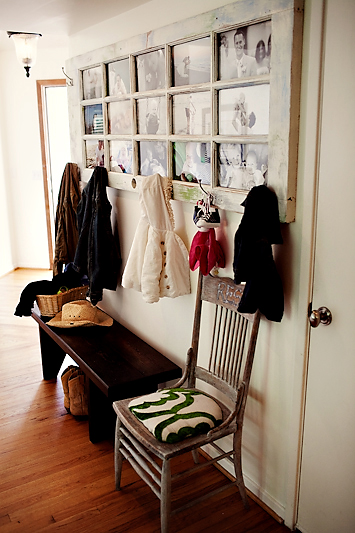 DIY Vintage Door Photo Collage