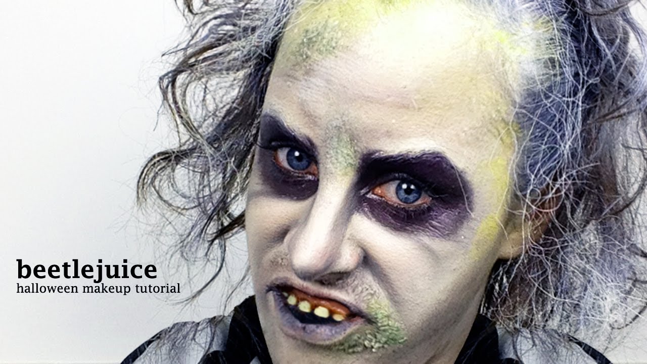 Beetlejuice Halloween Makeup