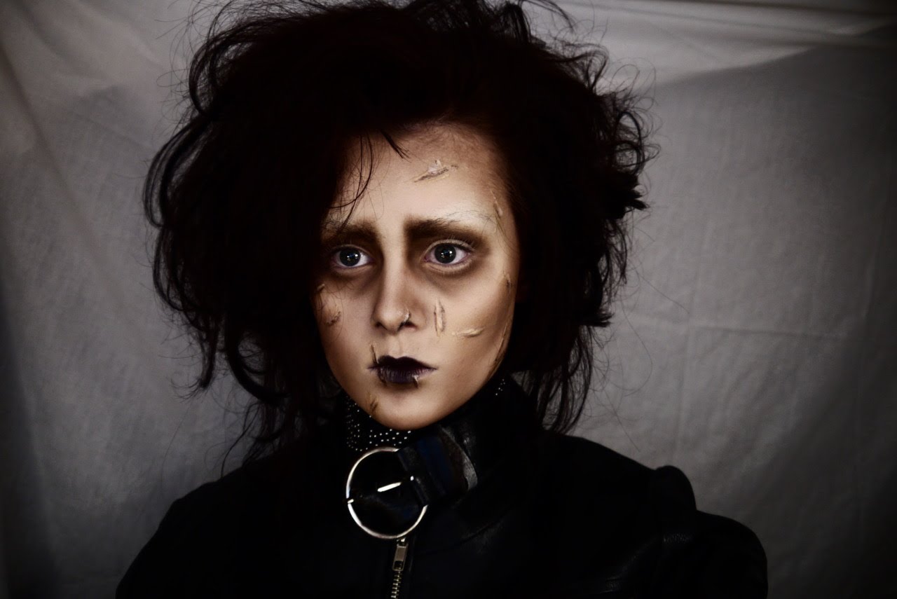 edward Scissorhands diy makeup