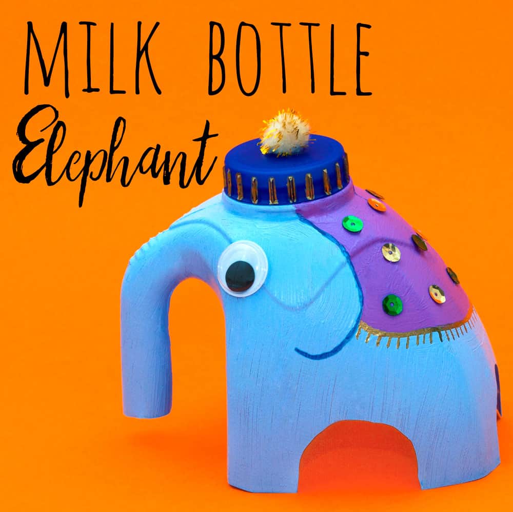 Milk jug elephant