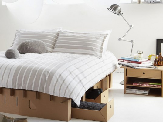 Karton-furniture-bed-drawers