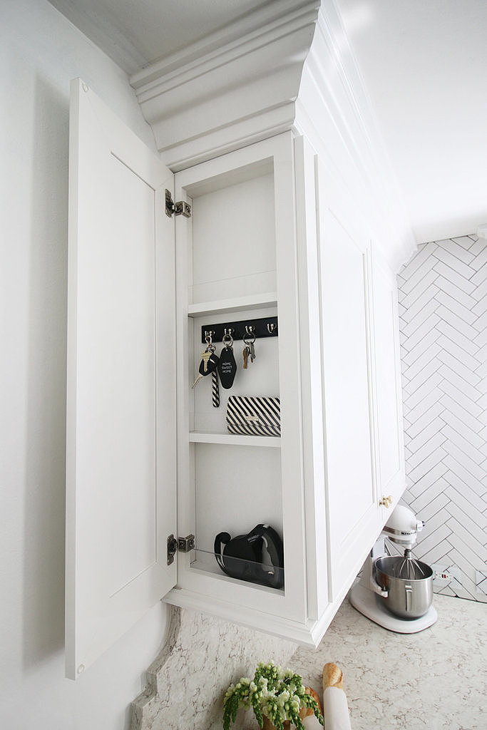 Wall cabinet for keys