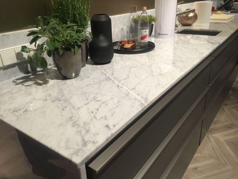 Marble countertop kitchen