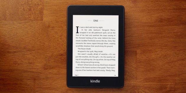 Гаджеты в подарок на Новый год: Kindle Paperwhite 2018