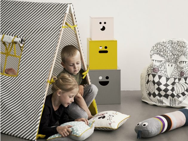 Дизайн детской комнаты: палатка для ребёнка