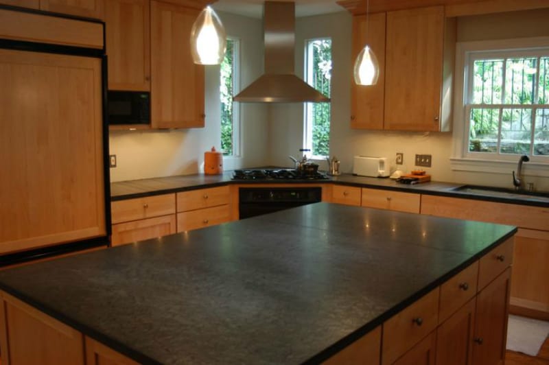 Lace slate countertop