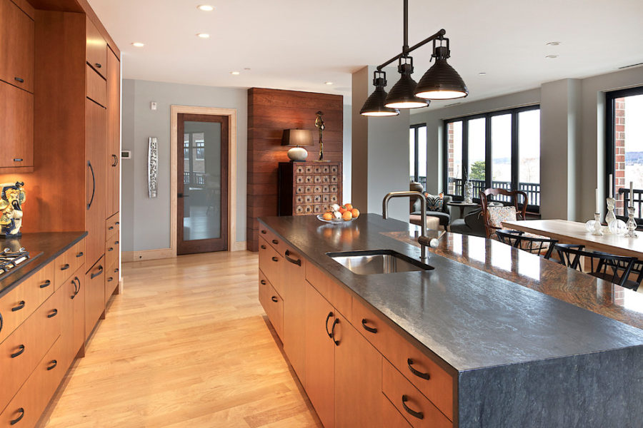 Upscale Urban Dwelling by Kitchen Choreography