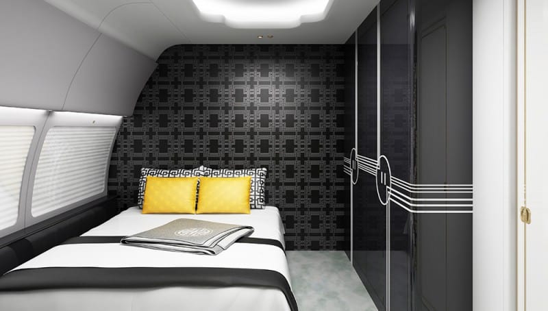 HAECO Private Jet Solutions bedroom