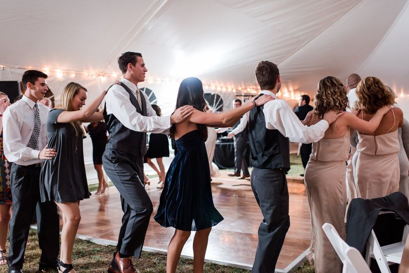 wedding guests dance floor 