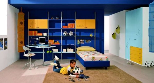 интерьер детской комнаты для мальчика 