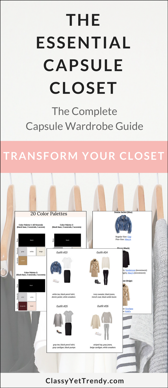 The Essential Capsule Closet - How To Create Your Own Custom Wardrobe