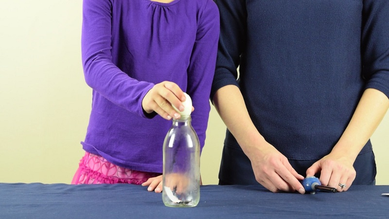 Egg in a Bottle Science Experiment