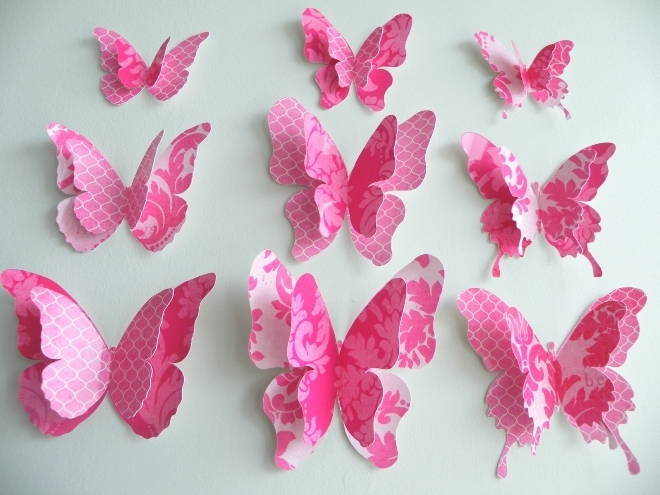 Бабочки: как создать трехмерное насекомое