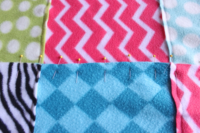 How to Make Fleece Blankets from Scraps