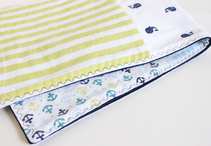 How to make a baby blanket for beginners.
