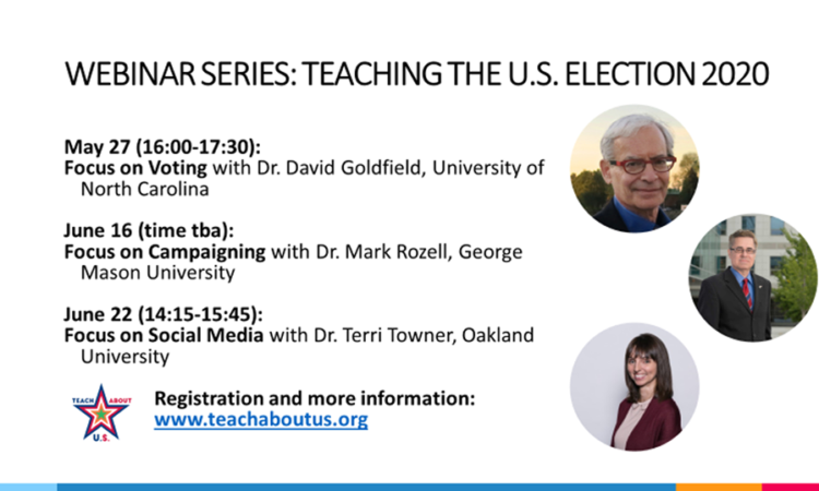 webinar series on Teaching the U.S. Election 2020