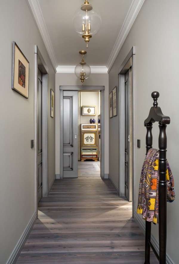 узкий коридор дизайн фото в квартире 