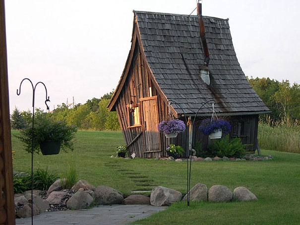 Деревенский причудливый дом в Миннесоте