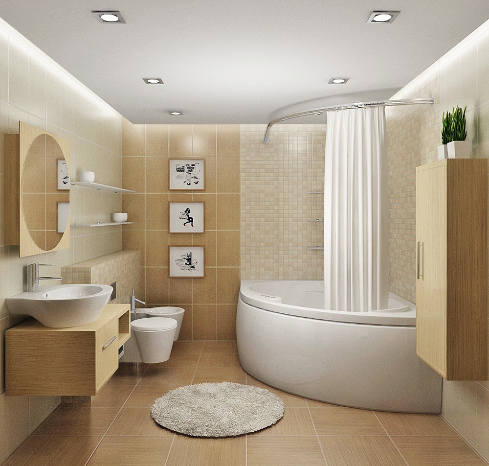 Дизайн ванной комнаты 6 кв мебель