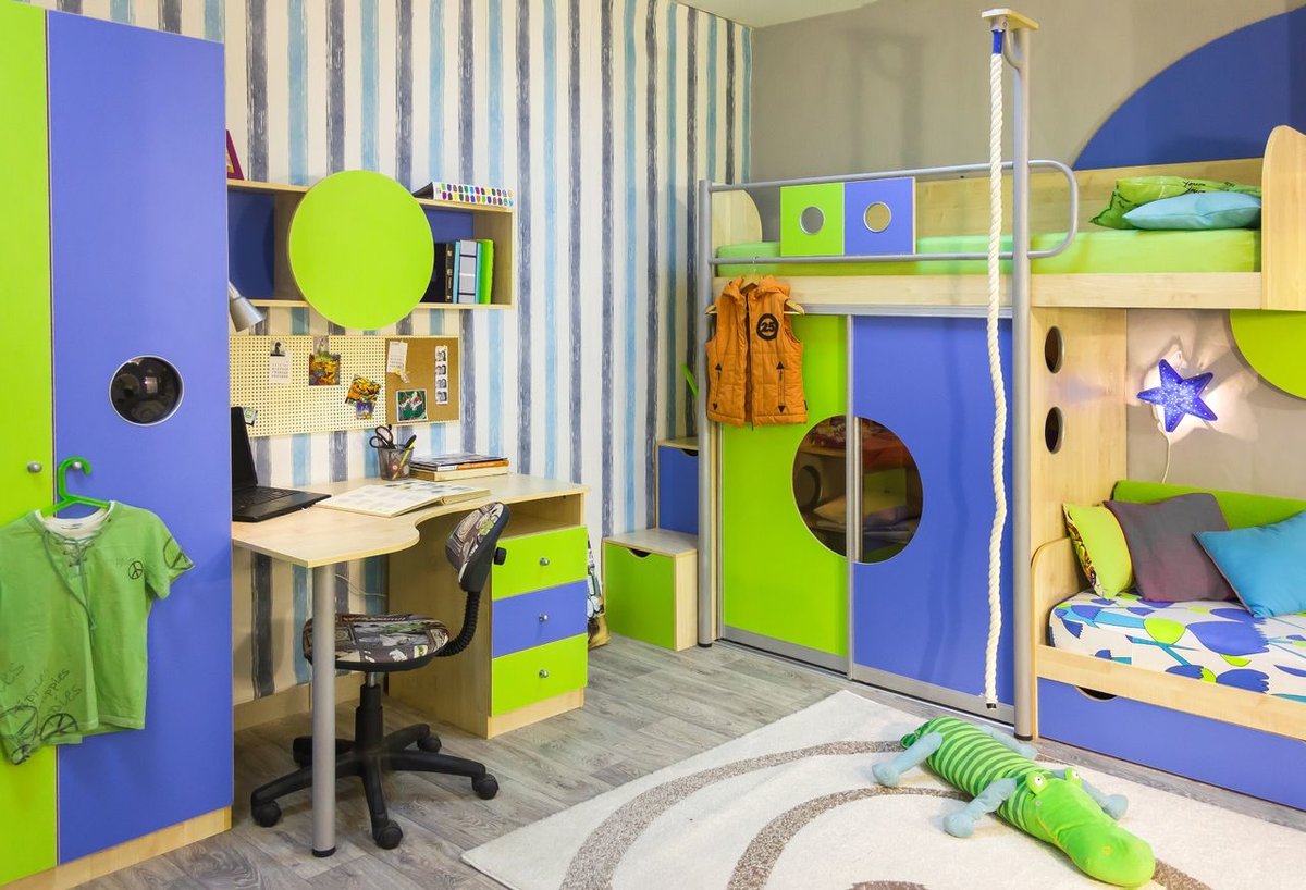 дизайн детской комнаты 7 кв м