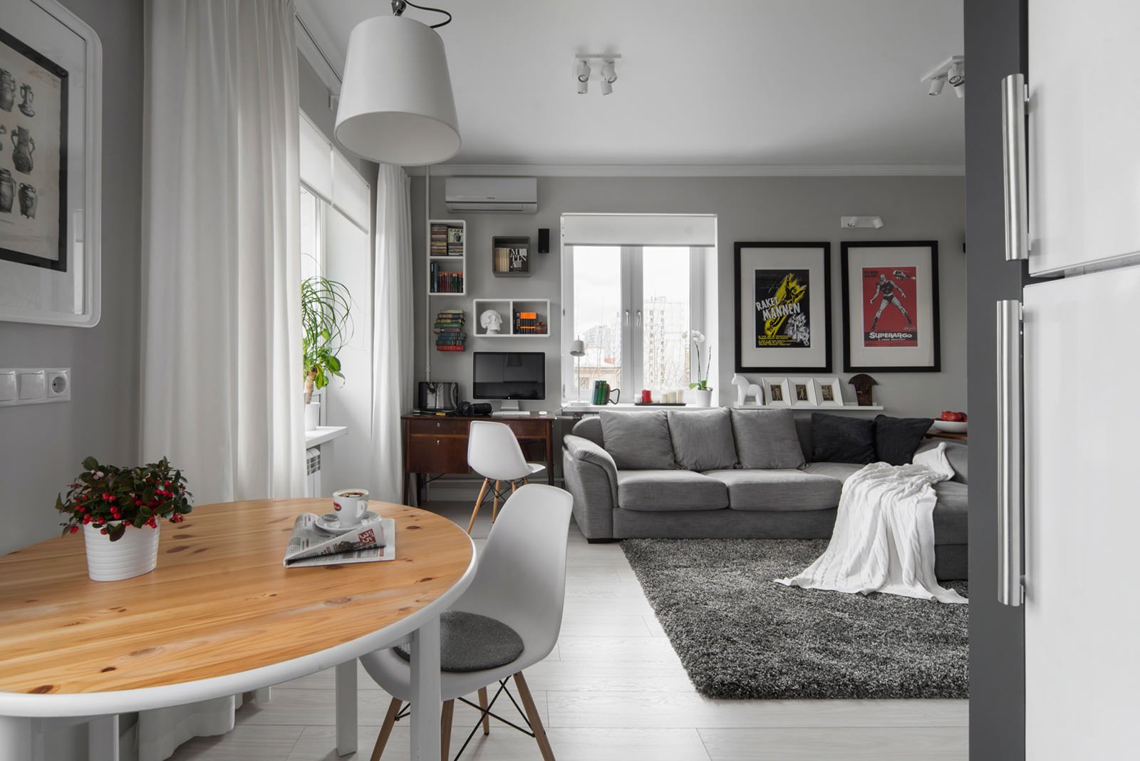 белый интерьер квартиры дизайн