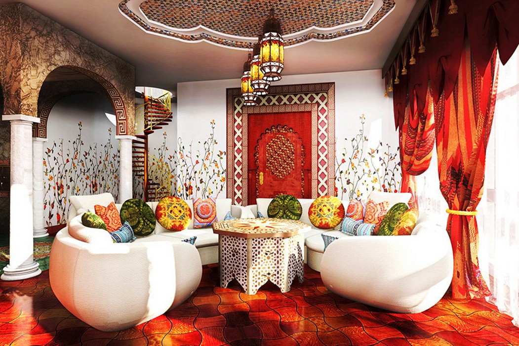 интерьер в марокканском стиле