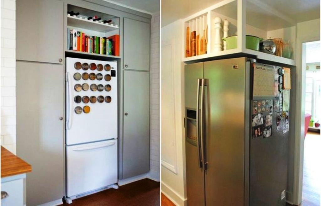 холодильник в коридоре варианты