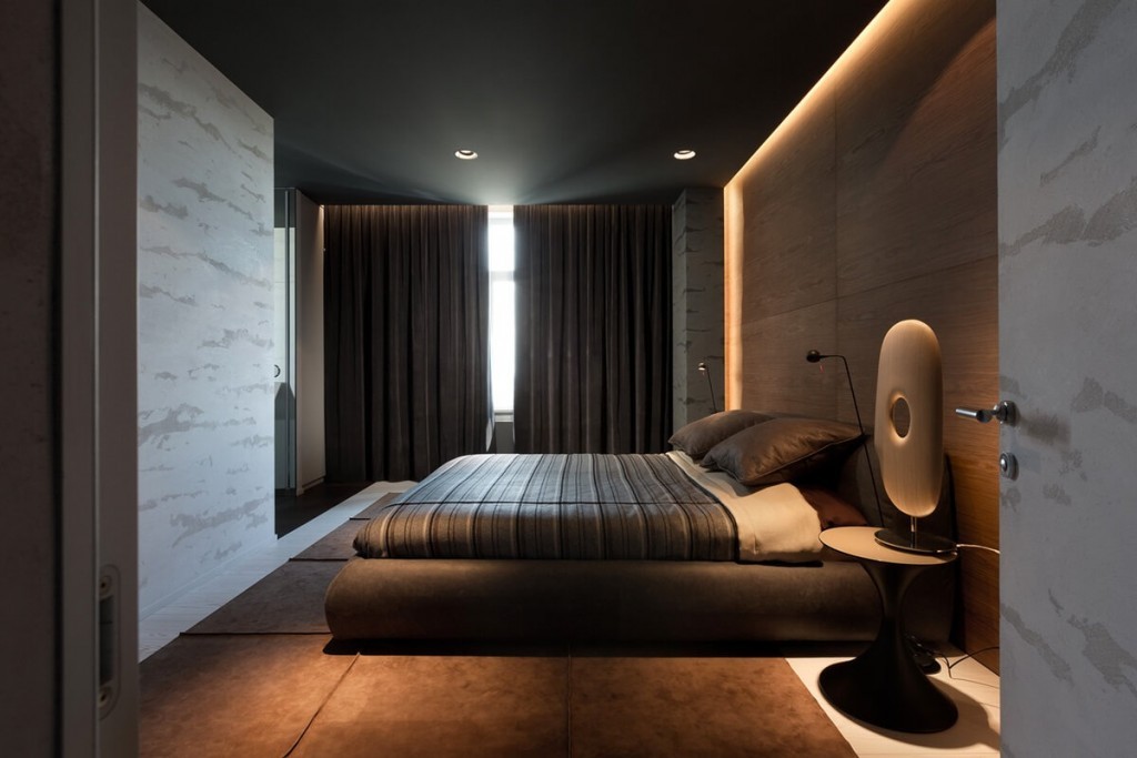 Спальня комната в современном стиле