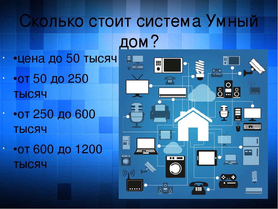 Проект умный дом 8 класс по технологии доклад