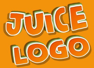 Create bright juicy lettering with juice effect