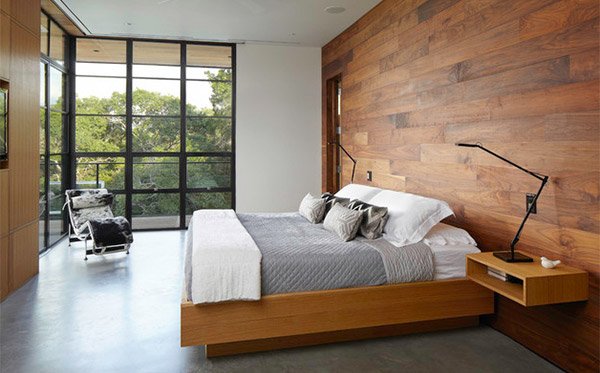 Hill Country Residence Wooden Panels
