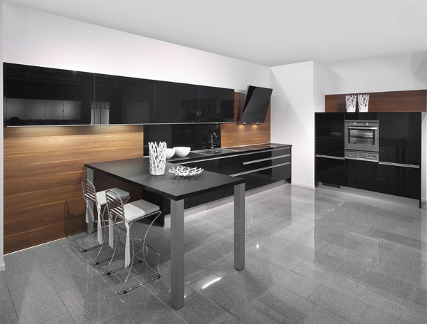 Black Tan Kitchen Designs