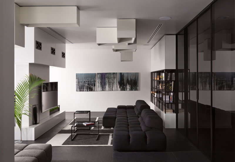 Black and White Apartment living